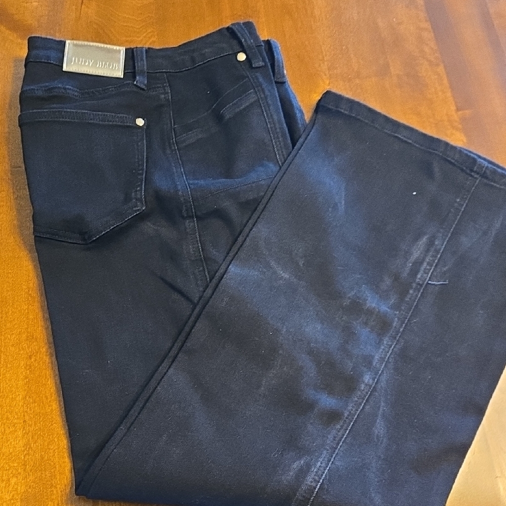 Judy Blue Women's Dark Black  Flare Jeans